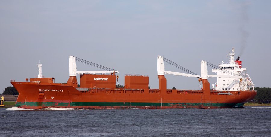Transit: SAMPOGRACHT          entering English South Coast at The Dover Strait