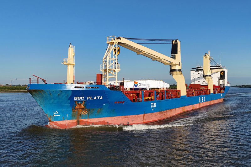 Photograph of the General Cargo Ship: BBC PLATA            (IMO: 9291975). Documented in UK and Regional Shipping Movements.