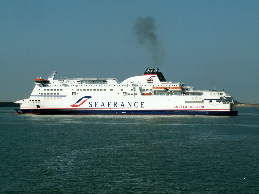 Transit: COTE DES FLANDRES    entering English South Coast at The Dover Strait