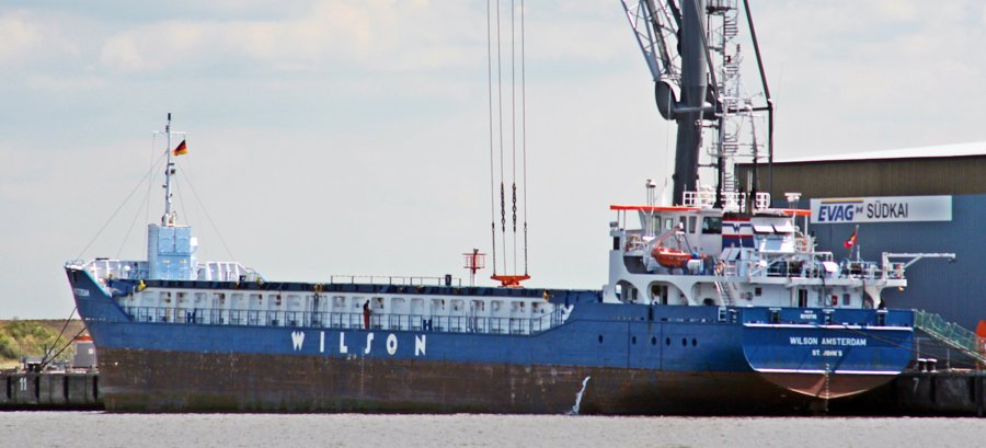  Irish Sea - WILSON AMSTERDAM     transiting Irish Sea off Wales