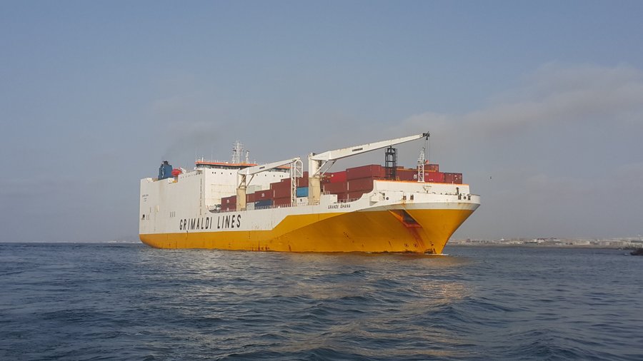  Celtic Sea - GRANDE GHANA         transiting Celtic Sea