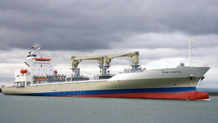Transit: CS STRATOS           entering English South Coast at The Dover Strait