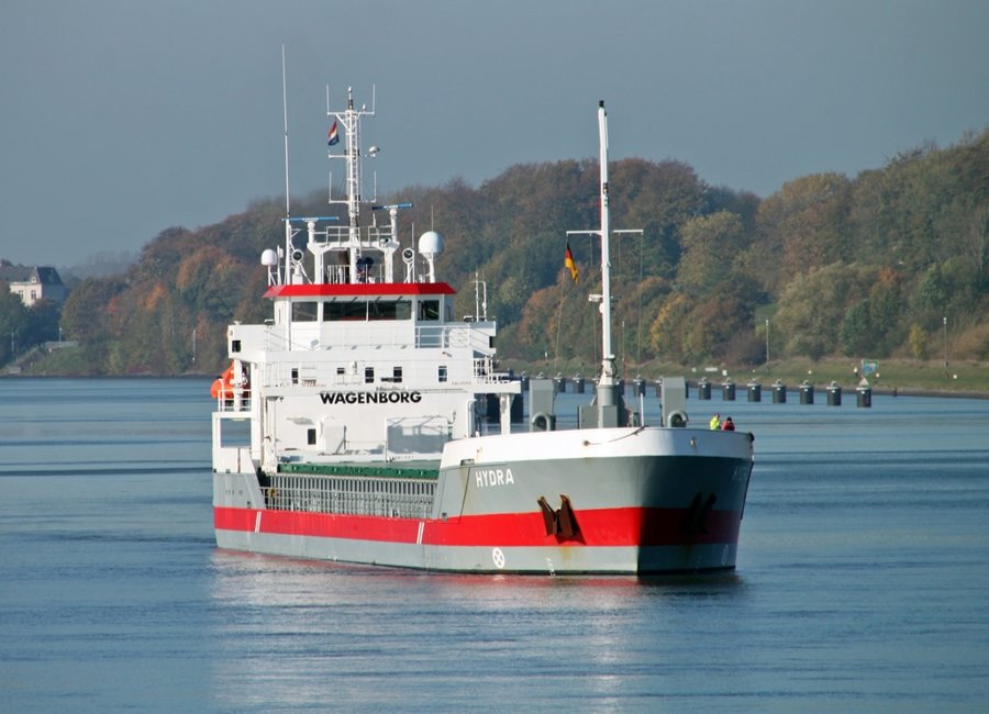 Photograph of the General Cargo Ship: HYDRA                (IMO: 9356488). Documented in UK and Regional Shipping Movements.