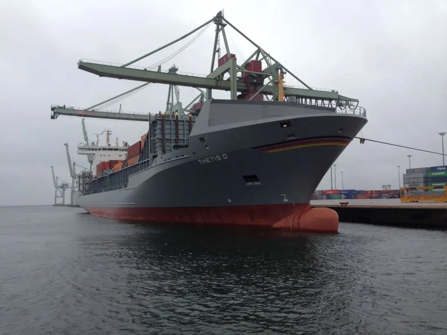 Transit: THETIS D             entering English South Coast at The Dover Strait