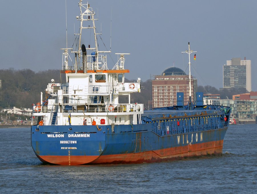 Irish Sea - WILSON DRAMMEN       transiting Irish Sea off Wales