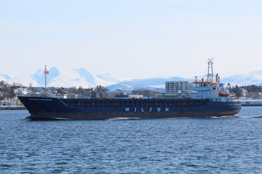 Transit: WILSON DROGHEDA      entering English South Coast at The Dover Strait