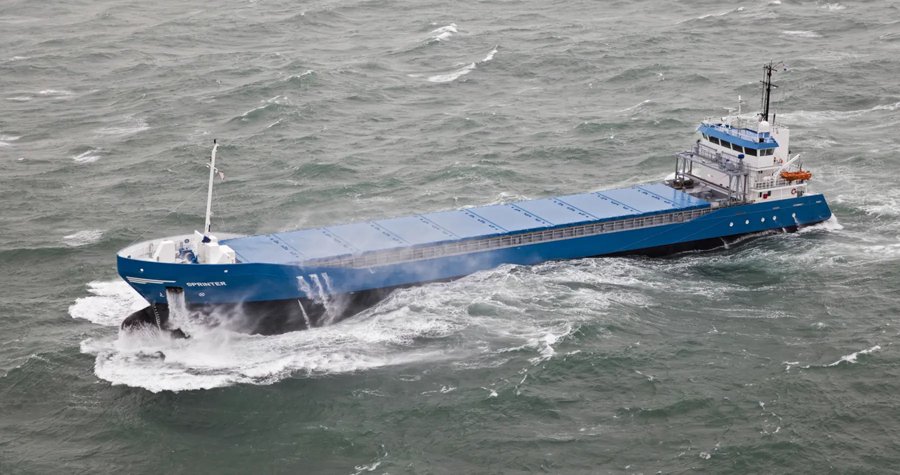  Irish Sea - OHIOBORG transiting Irish Sea off Anglesey