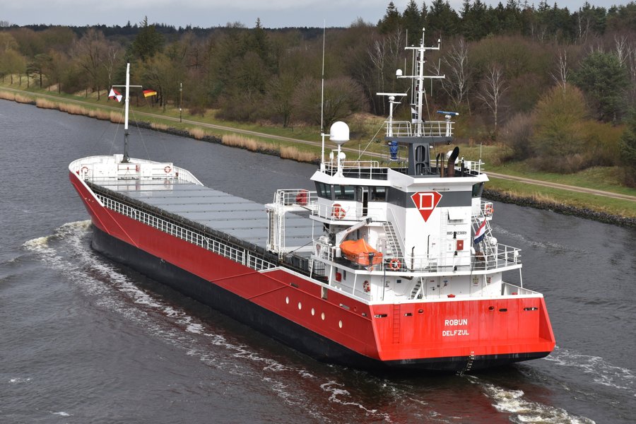 Photograph of the General Cargo Ship: ROBIJN               (IMO: 9423669). Documented in UK and Regional Shipping Movements.