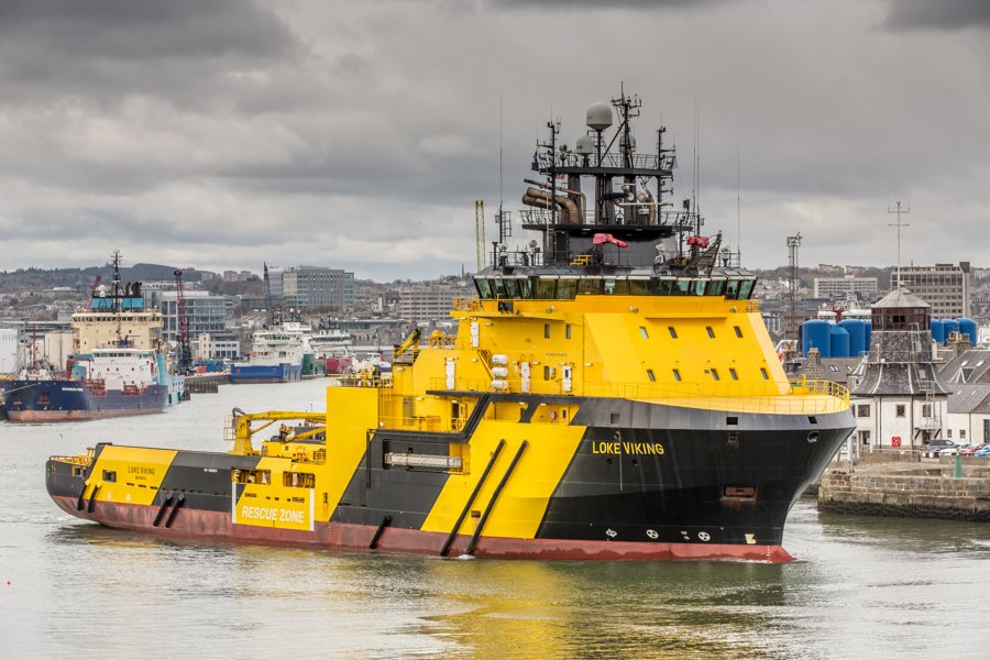  Scottish East Coast - LOKE VIKING          transiting Aberdeenshire Coast