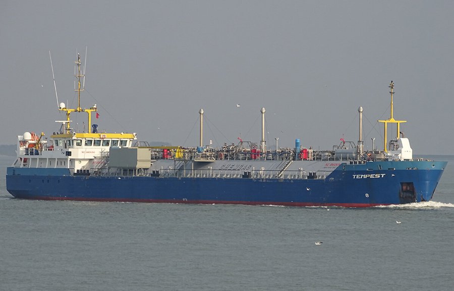 Transit: TEMPEST entering English South Coast at The Dover Strait