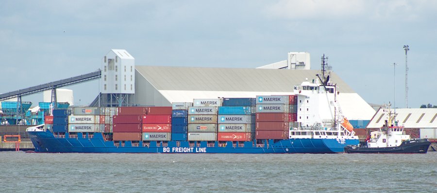  Irish Sea - BG RUBY              transiting Irish Sea off Dublin