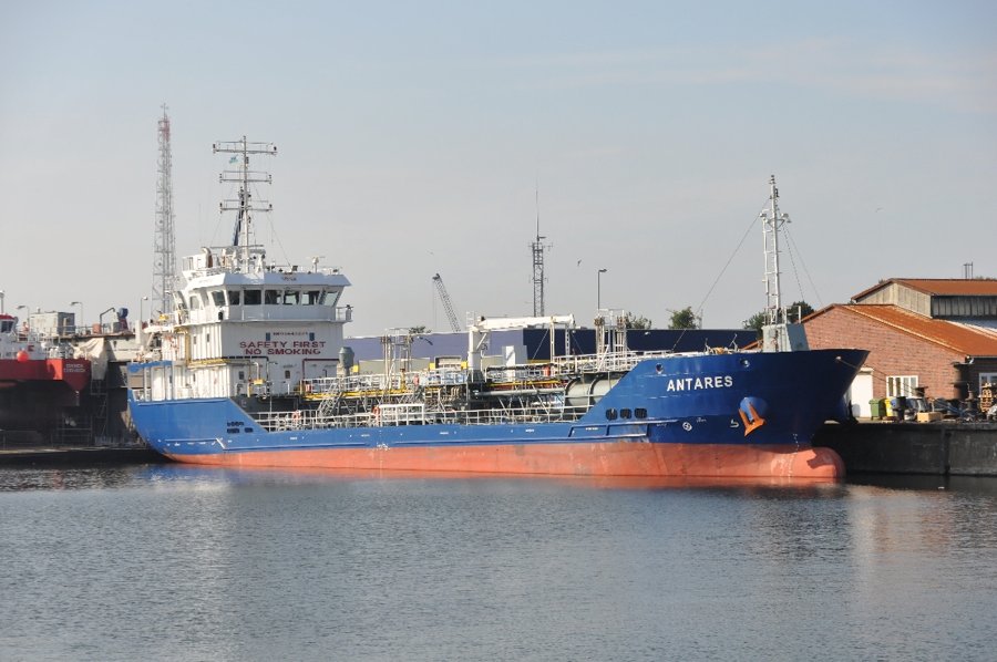 Photograph of the Chemical / Oil Products Tanker: ANTARES              (IMO: 9449223). Documented in UK and Regional Shipping Movements.
