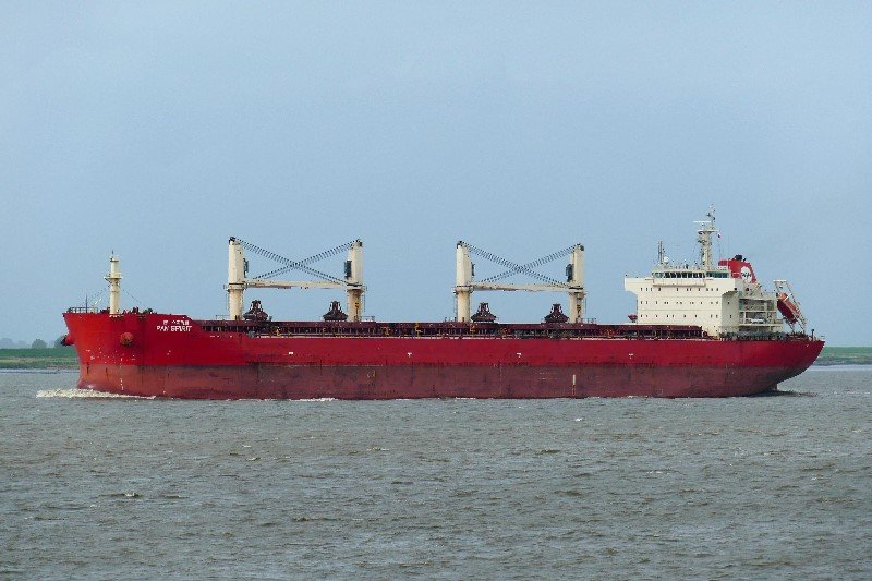  Irish Sea - PAN SPIRIT           transiting Irish Sea off Wales