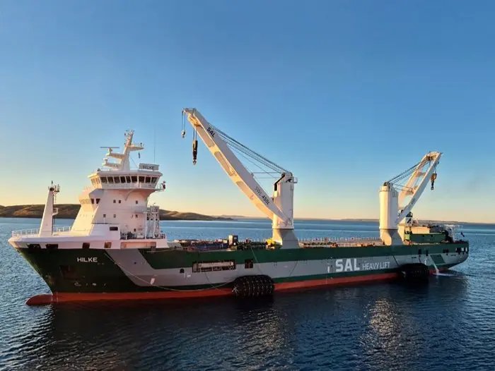 Transit: HILKE entering English South Coast at The Dover Strait