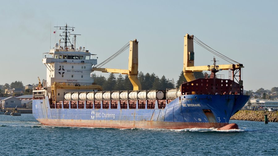 Transit: BBC BRISBANE         entering English South Coast at The Dover Strait