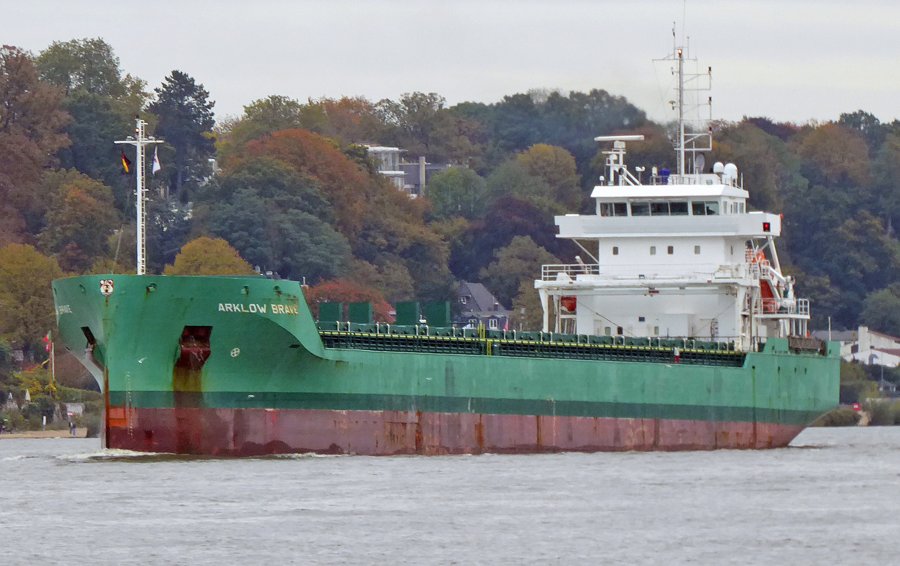  Irish Sea - ARKLOW BRAVE transiting Irish Sea off Wales