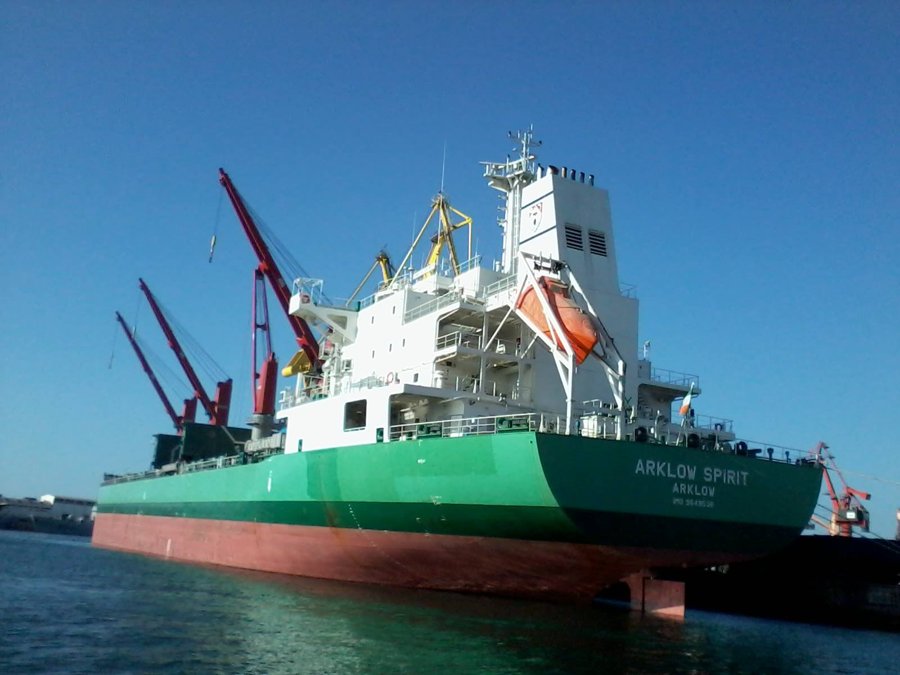 Transit: ARKLOW SPIRIT entering English South Coast at The Dover Strait