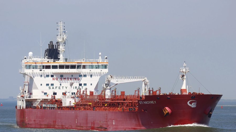 Transit: STI HACKNEY          entering English South Coast at The Dover Strait
