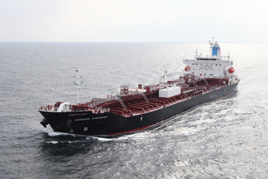 Transit: ARDMORE CHEROKEE     entering English South Coast at The Dover Strait