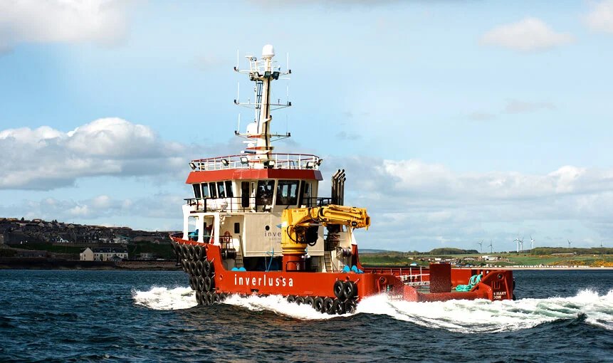  Scottish North Coast - HELEN MARY           transiting Thurso Coast