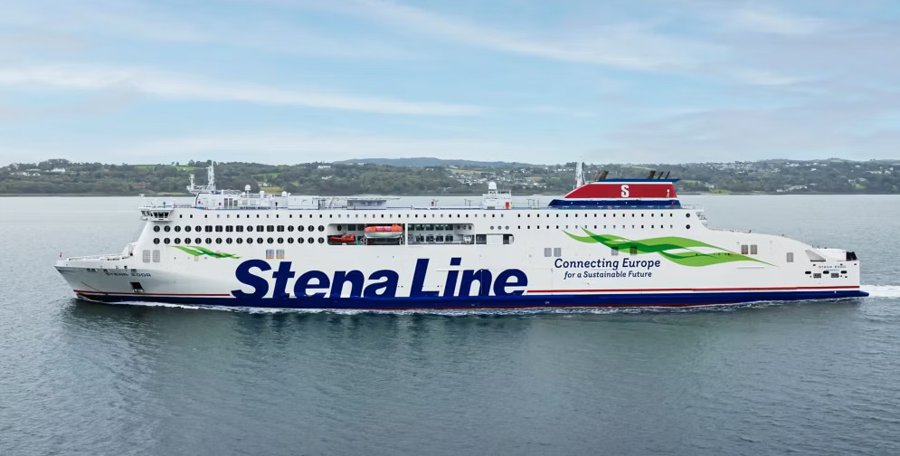  Irish Sea - STENA EDDA transiting Irish Sea West of Man