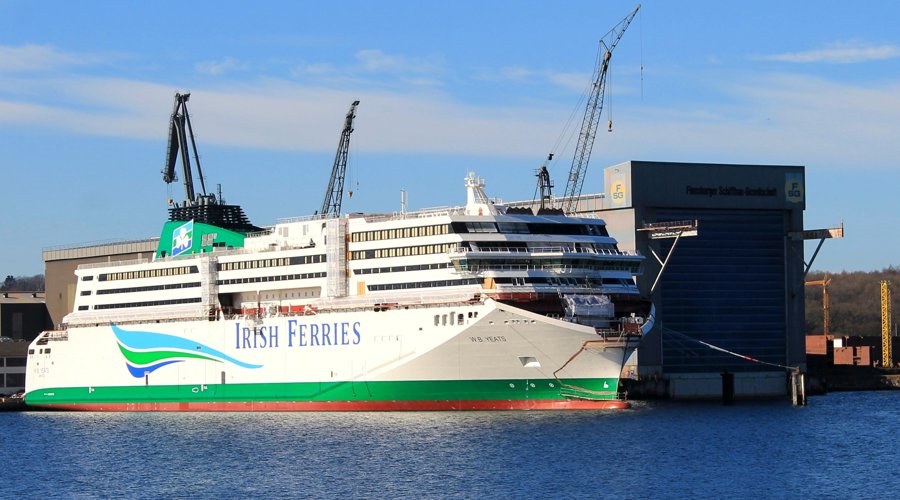  Irish Sea - W.B. YEATS transiting Irish Sea off Wales