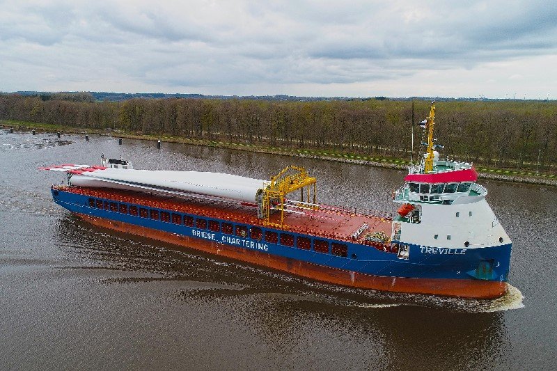 Photograph of the General Cargo Ship: TREVILLE             (IMO: 9815331). Documented in UK and Regional Shipping Movements.