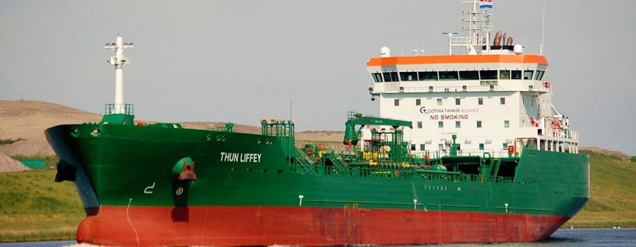  Irish Sea - THUN LIFFEY          transiting St Georges Channel