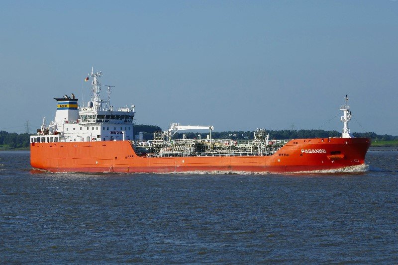 Transit: PAGANINI             entering English South Coast at The Dover Strait