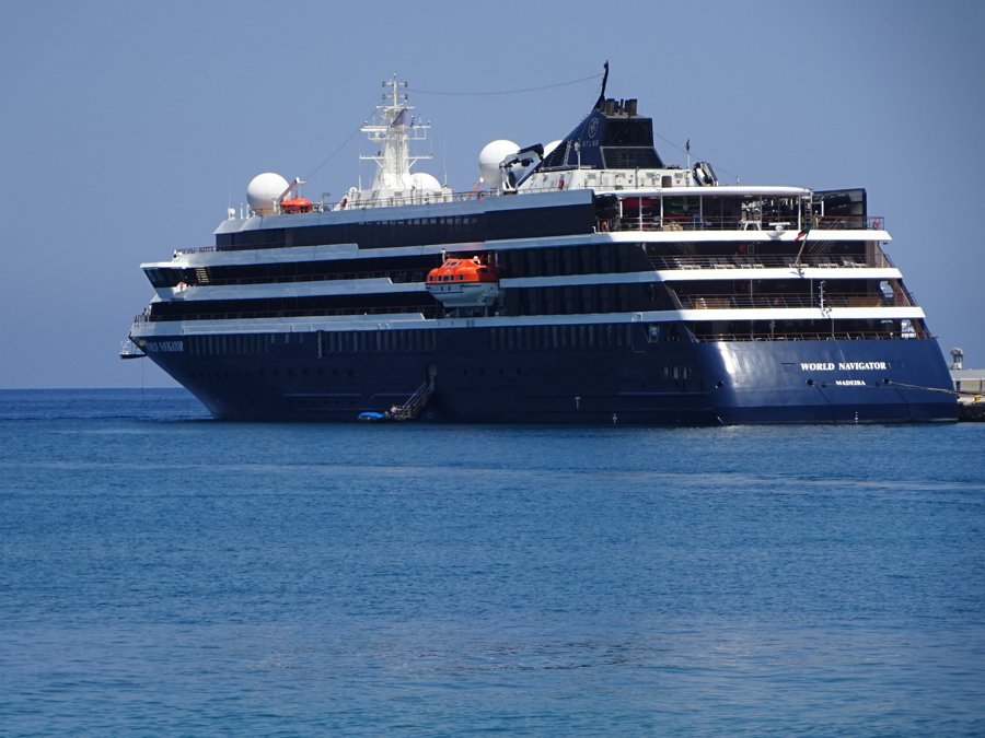 Photograph of the Expedition Cruise Ship: WORLD NAVIGATOR      (IMO: 9871531). Documented in UK and Regional Shipping Movements.