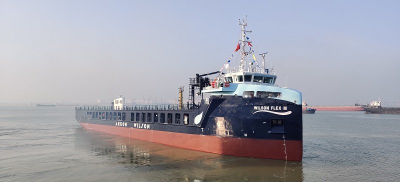 Transit: WILSON FLEX II       entering English South Coast at The Dover Strait