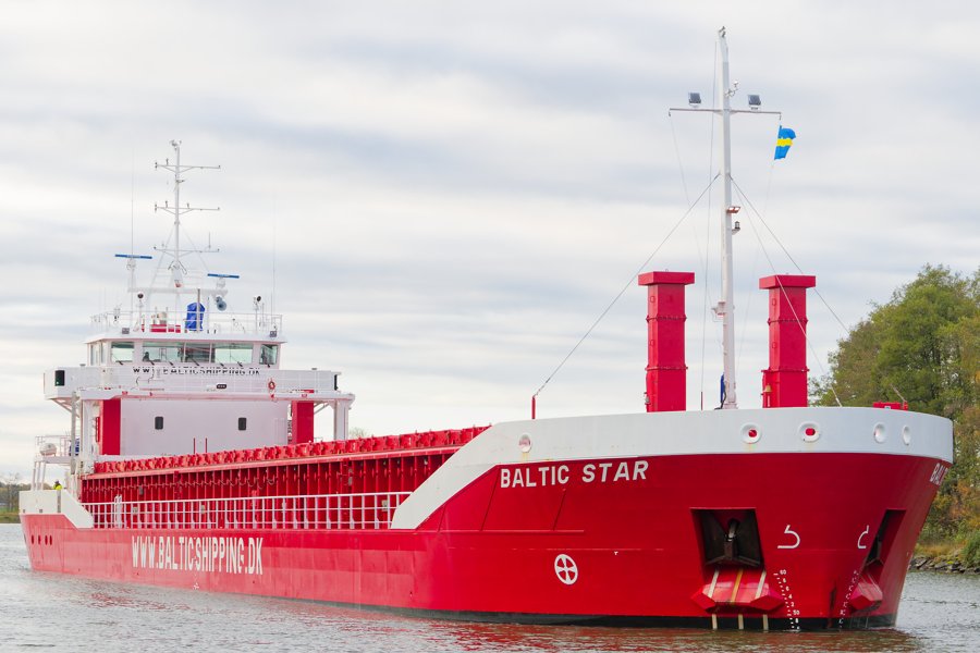 Photograph of the General Cargo: BALTIC STAR (IMO: 9969534). Documented in UK and Regional Shipping Movements.