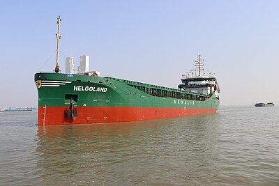 Transit: HELGOLAND            entering English South Coast at The Dover Strait