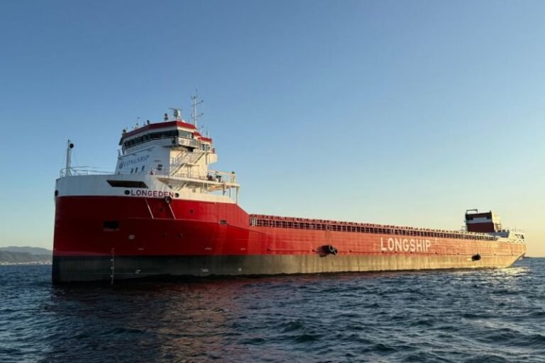 Photograph of the General Cargo Ship: LONGEDEN             (IMO: 9988126). Documented in UK and Regional Shipping Movements.