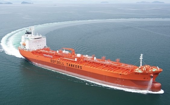Photograph of the Chemical/Oil Products Tanker: BOW JAGUAR           (IMO: 9989209). Documented in UK and Regional Shipping Movements.